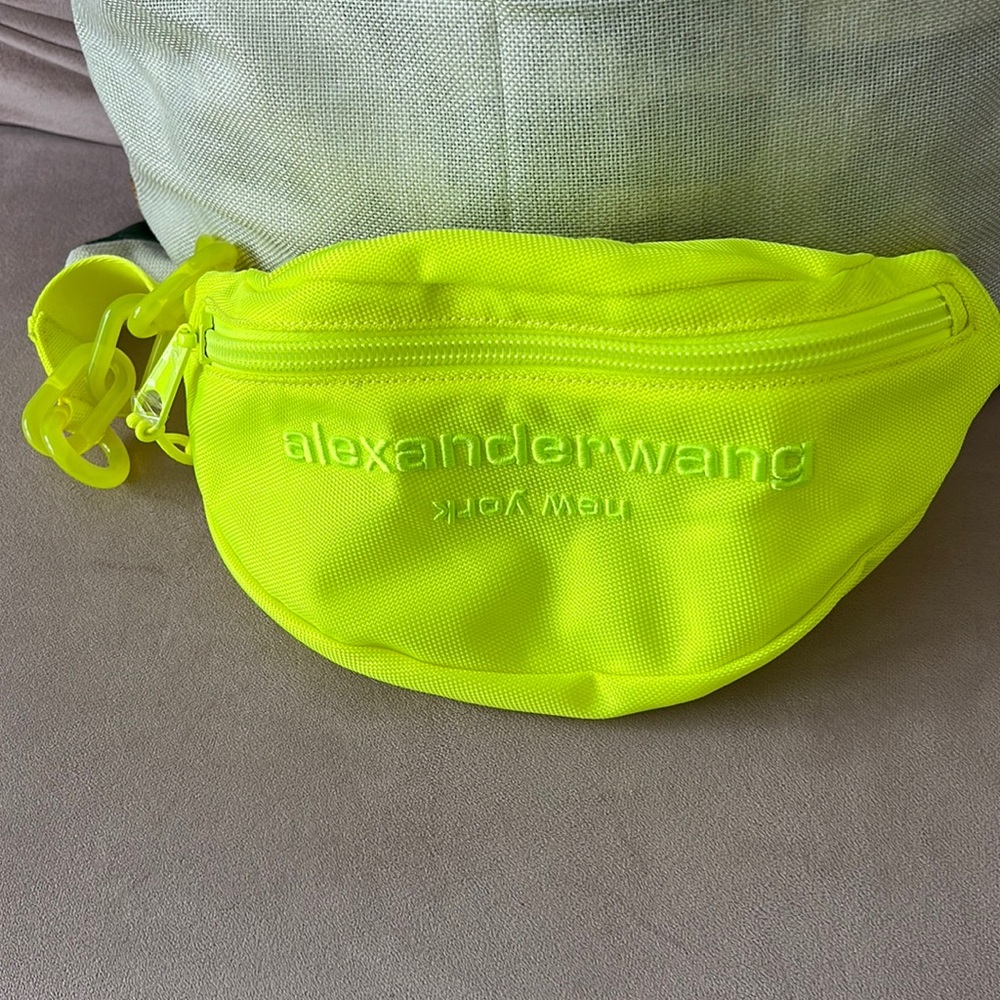 Alexander Wang Primal Fanny Pack in Neon yellow